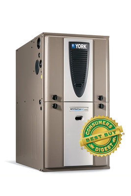 Consumers Digest magazine recently named the YORK(R) Affinity(TM) YP9C modulating gas furnace from Johnson Controls a 2016 Best Buy. (PRNewsFoto/Johnson Controls)